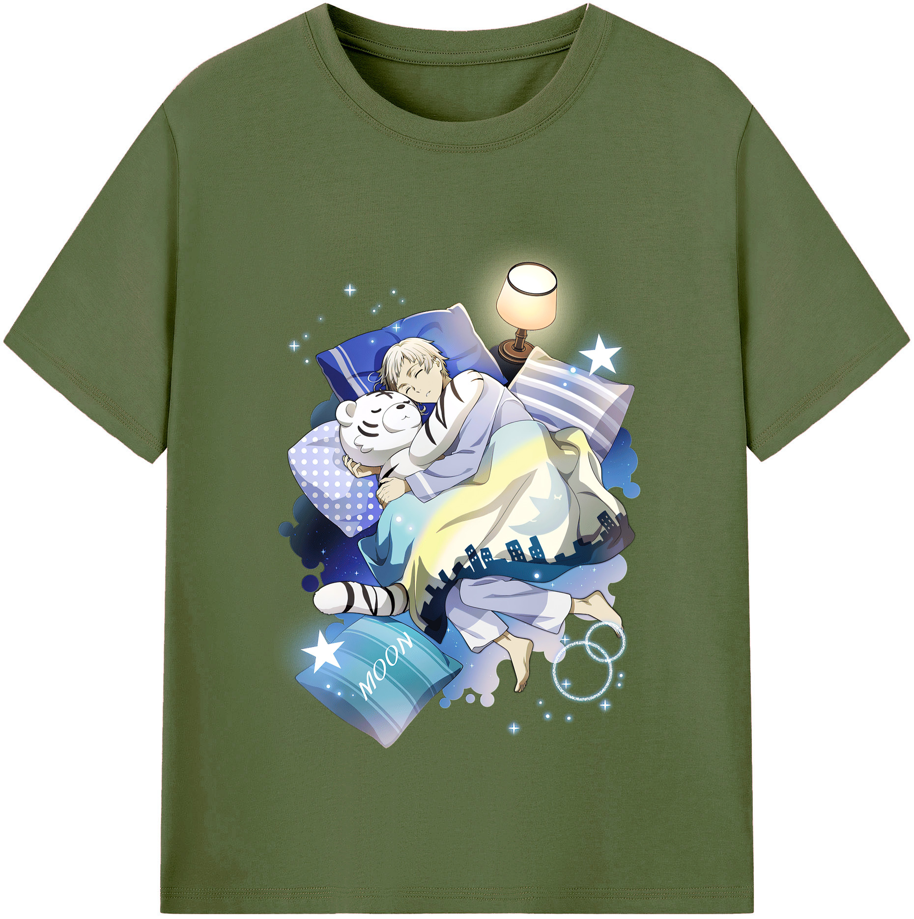 （画像用） 文豪ストレイドッグス Bungo Stray Dogs 綿100％半袖Tシャツ（フロントプリント）